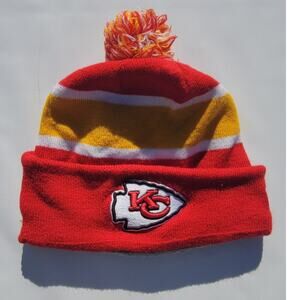 NFL Kansas City Chiefs Winter Team Knit Pom Hat Beanie